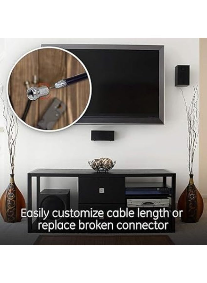 Shower Wire Connecting Nut, Shower Cable Nut, Easy Installation, Stable Signal and Uninterrupted Viewing Experience (6 Pack) - Image 3